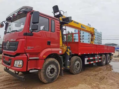 陝汽德龍前四後八國(guó)六随車吊